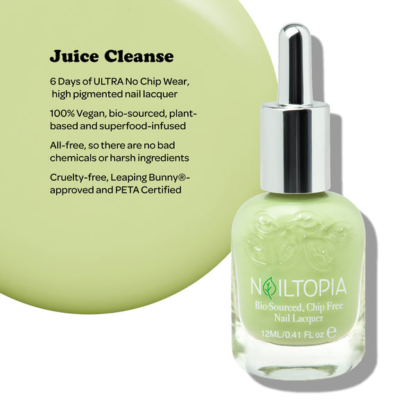 【新品未開封】【レコード】 Liquid Yellow Portraits Bio-Sourced Chip Free Nail Lacquer - Juice Cleanse - Nailtopia