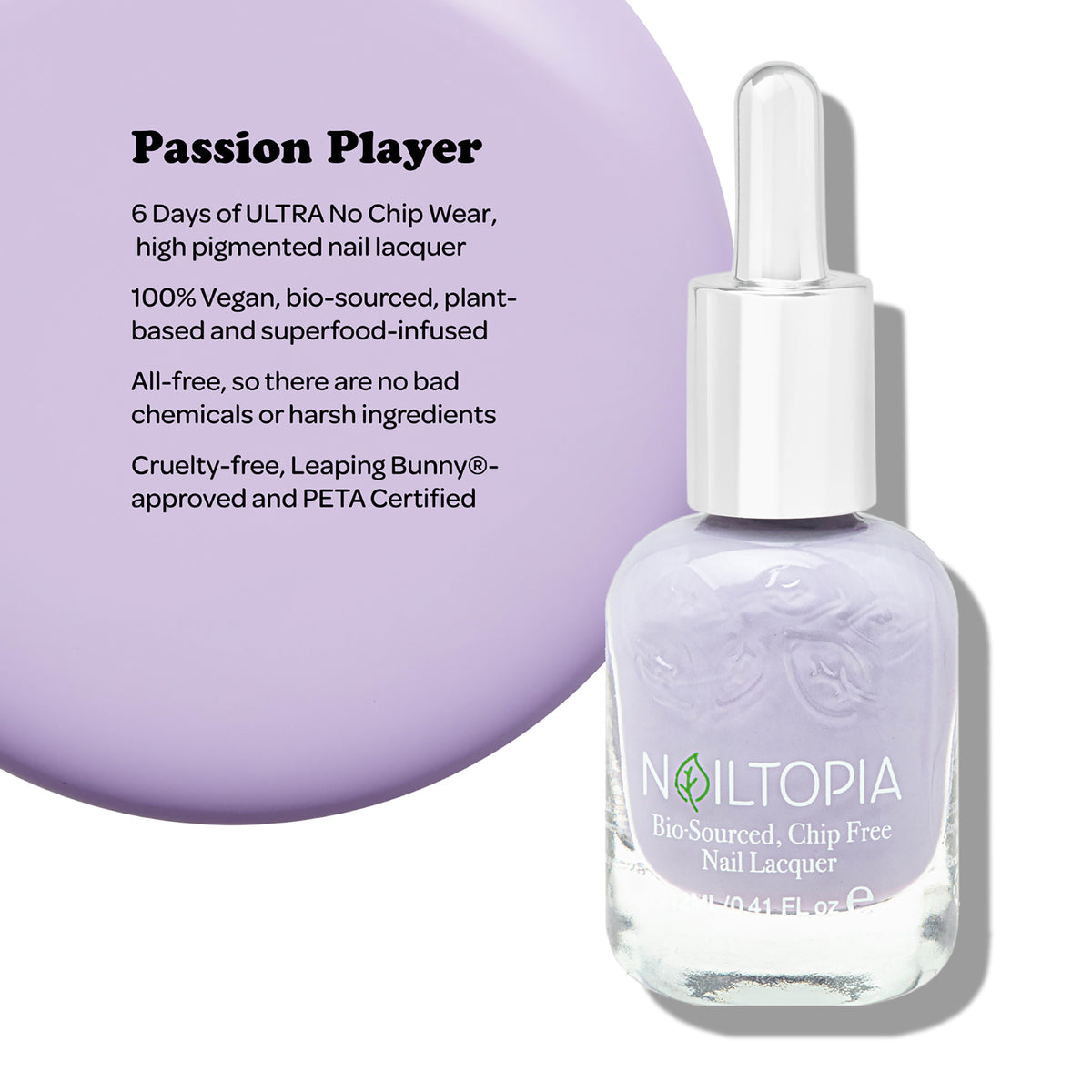 Bio-Sourced Chip Free Nail Lacquer - Passion Player