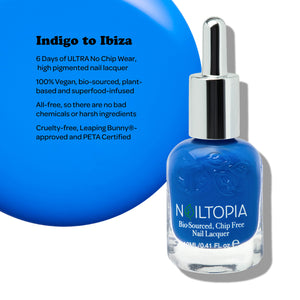 Bio-Sourced Chip Free Nail Lacquer - Indigo To Ibiza