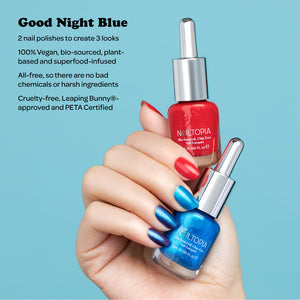 Plant-Based Chip-Free Nail Lacquer - Good Night Blue