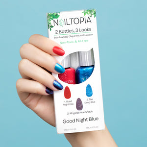 Plant-Based Chip-Free Nail Lacquer - Good Night Blue